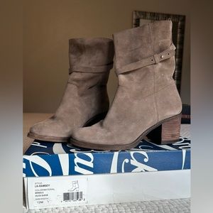 Lucky Brand suede Booties size 12